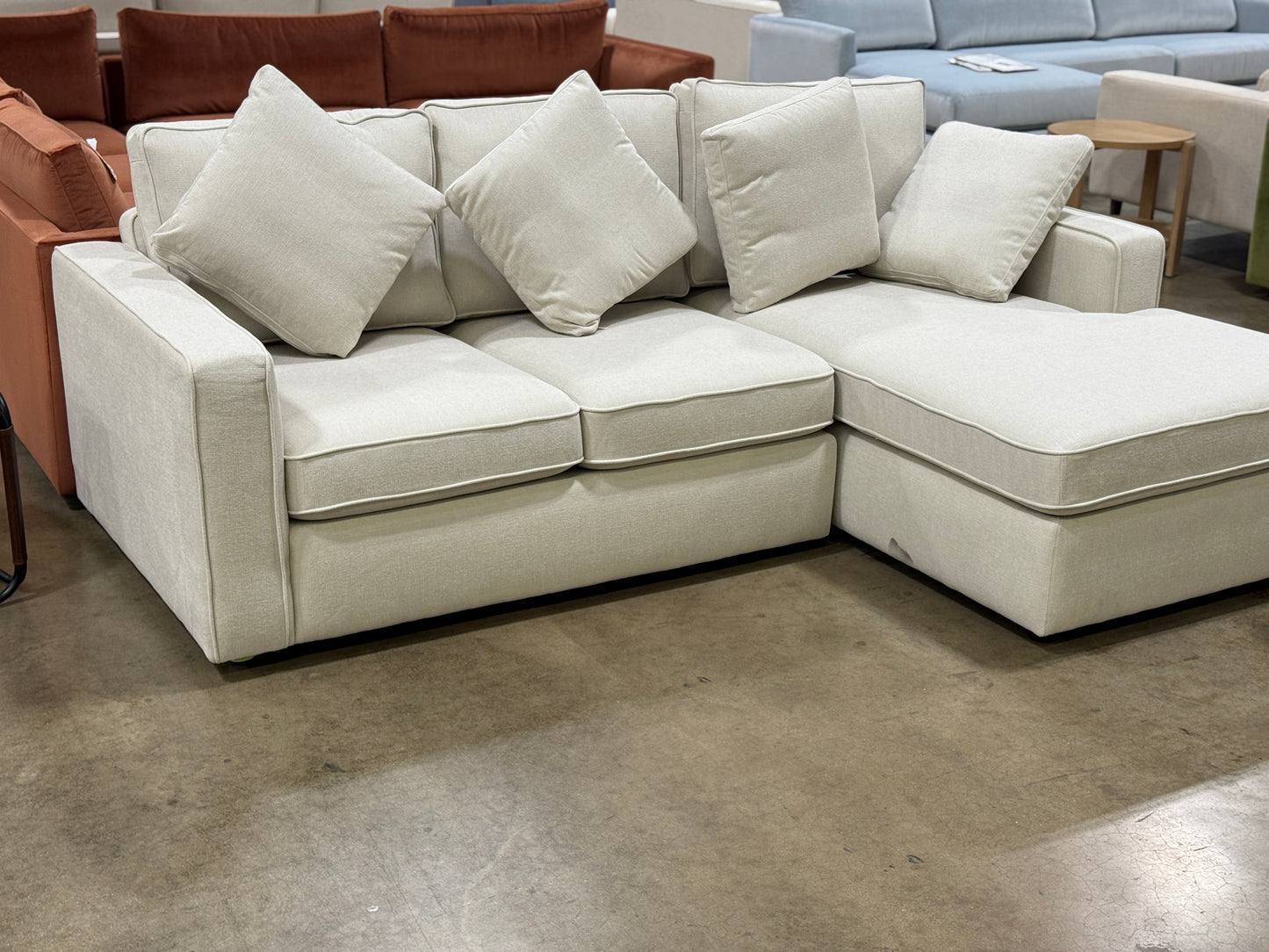 IDF240370 James Sectional Sofa MER-006 Bone