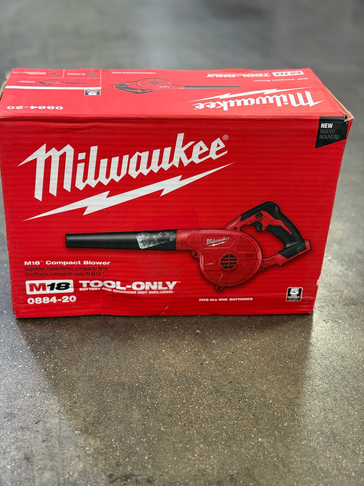 AC250080 Milwaukee  M18 18V Lithium-Ion Cordless Compact Blower