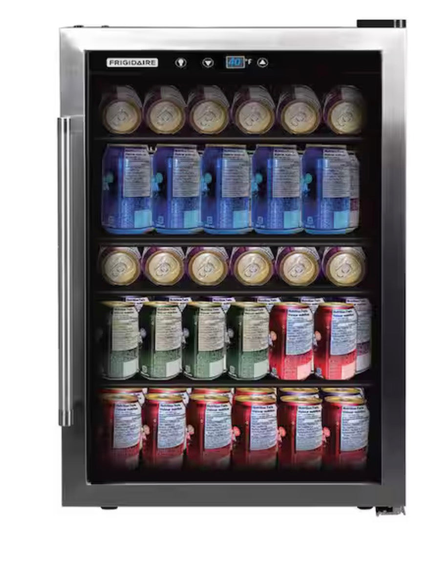 AC260382 Frigidaire Single Zone 20.43 in. 126 (12 oz.) Can Beverage Cooler - EFMIS150