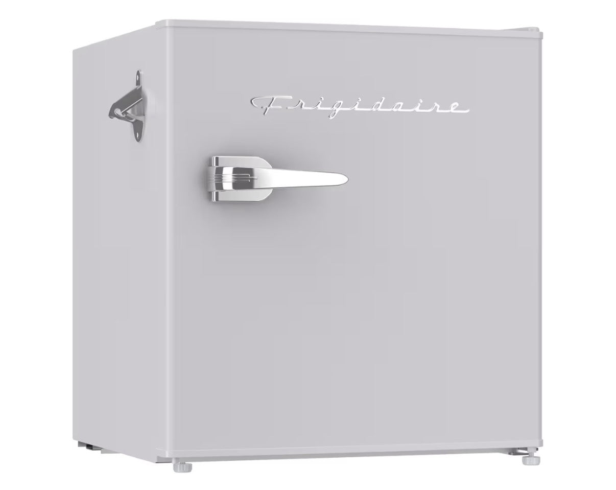 AC260141 Frigidaire EFR176 1.6 cu. ft. Retro Bar Fridge with Side Bottle Opener (Moonbeam)