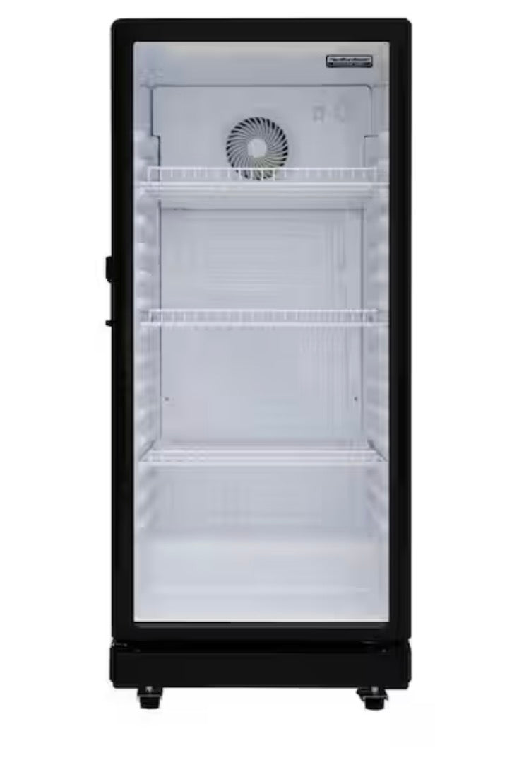 AC260415 Hamilton Beach 21 In. 6.0 cu. ft. Beverage Refrigerator Commercial with Glass Door in Black - HBCBC670