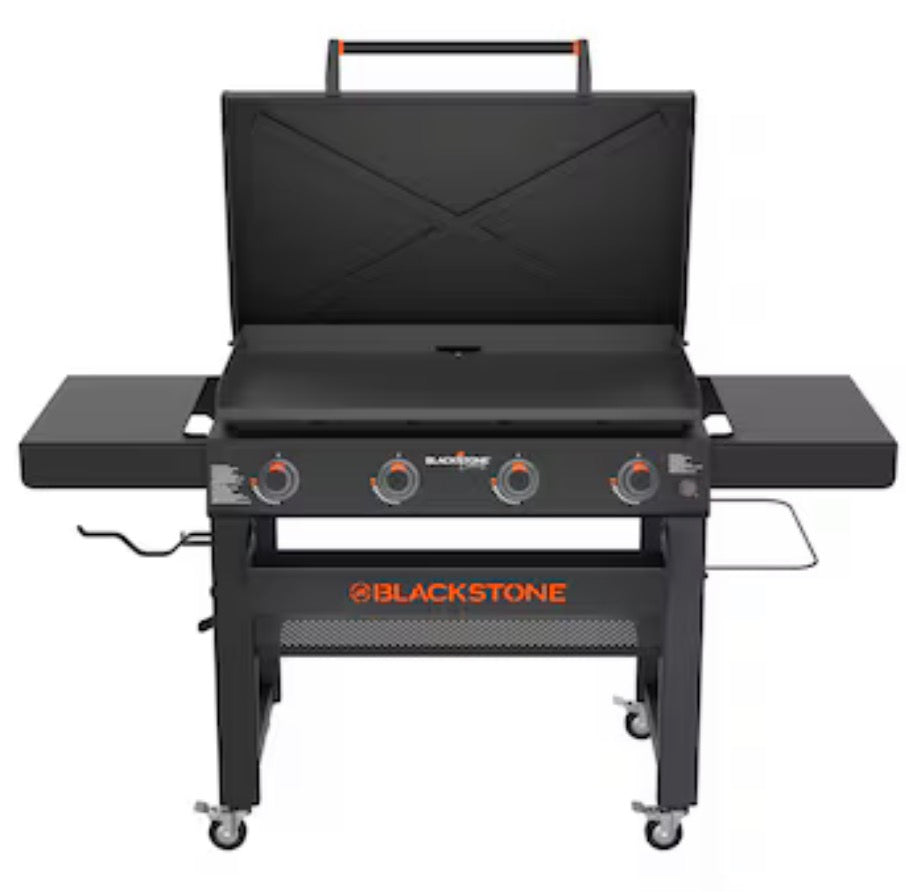 CS260020 Blackstone 36" Culinary Omnivore Griddle with Hood 4 -Burner Liquid propane Flat Top Grill