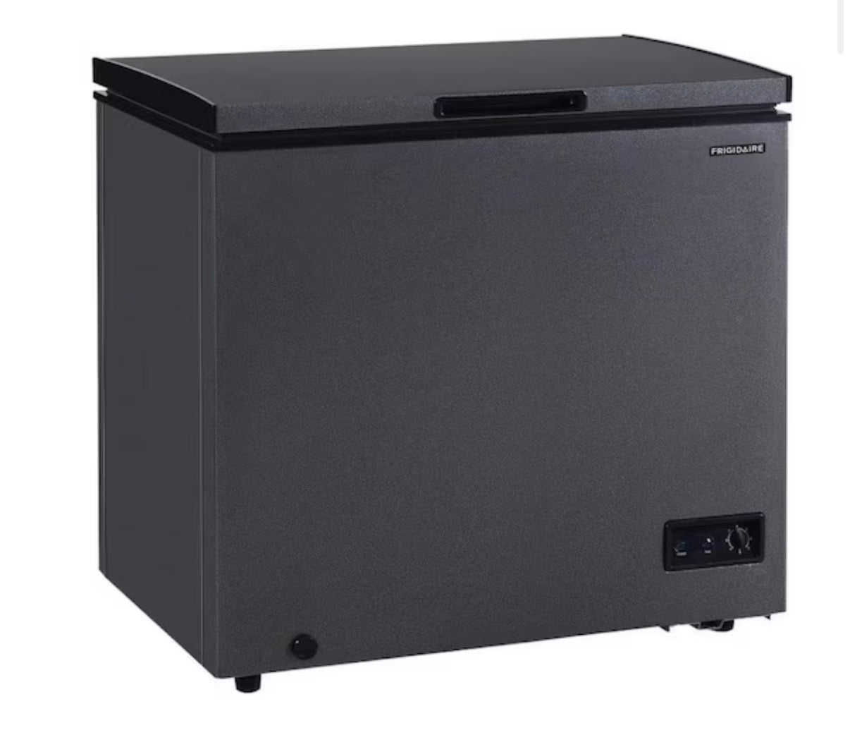 AC260212 EFRF7013 Frigidaire 34.5 in. 7 cu. ft. Manual Defrost Deep Chest Freezer with Adjustable Thermostat in Dark Grey