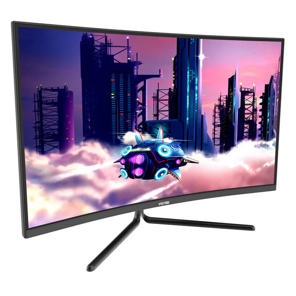 VIOTEK 32" Curved Gaming Monitor 144Hz 4ms 2560 x 1440p WQHD G-Sync & FreeSync Black GNV32DB