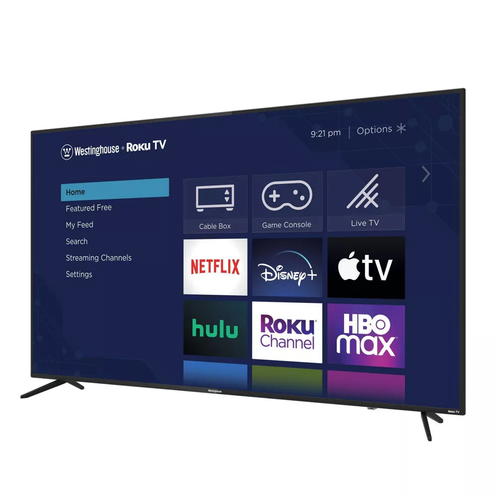 Westinghouse - 65" Class LED 4K UHD Smart Roku TV WR65UT4212-C