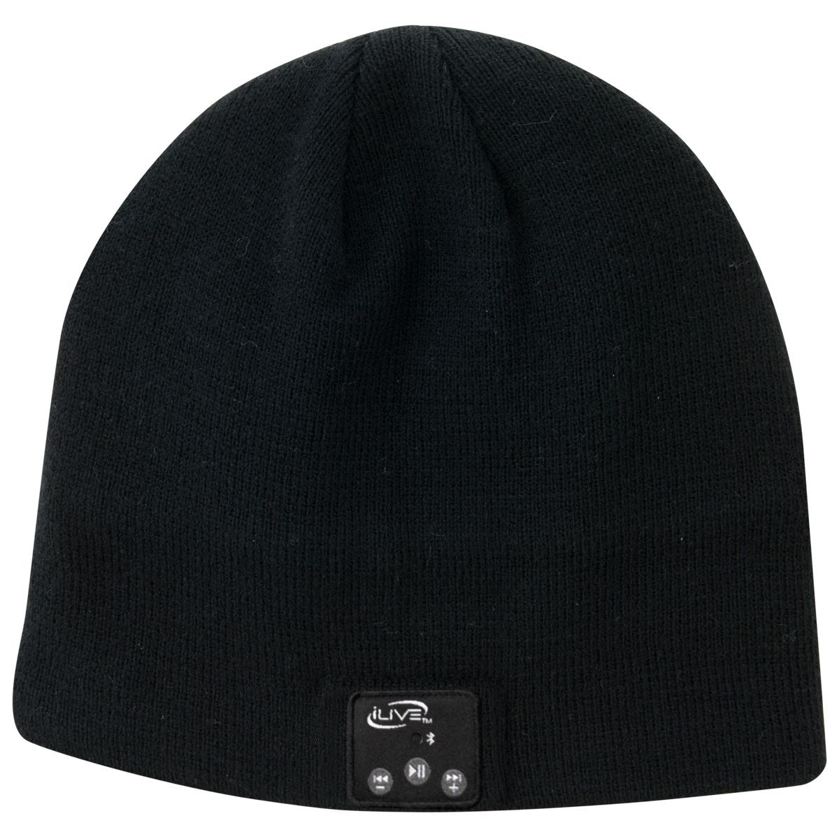 iLive Wireless Knit Cap with Built-in Speaker and Microphone, Black, IAKB45B