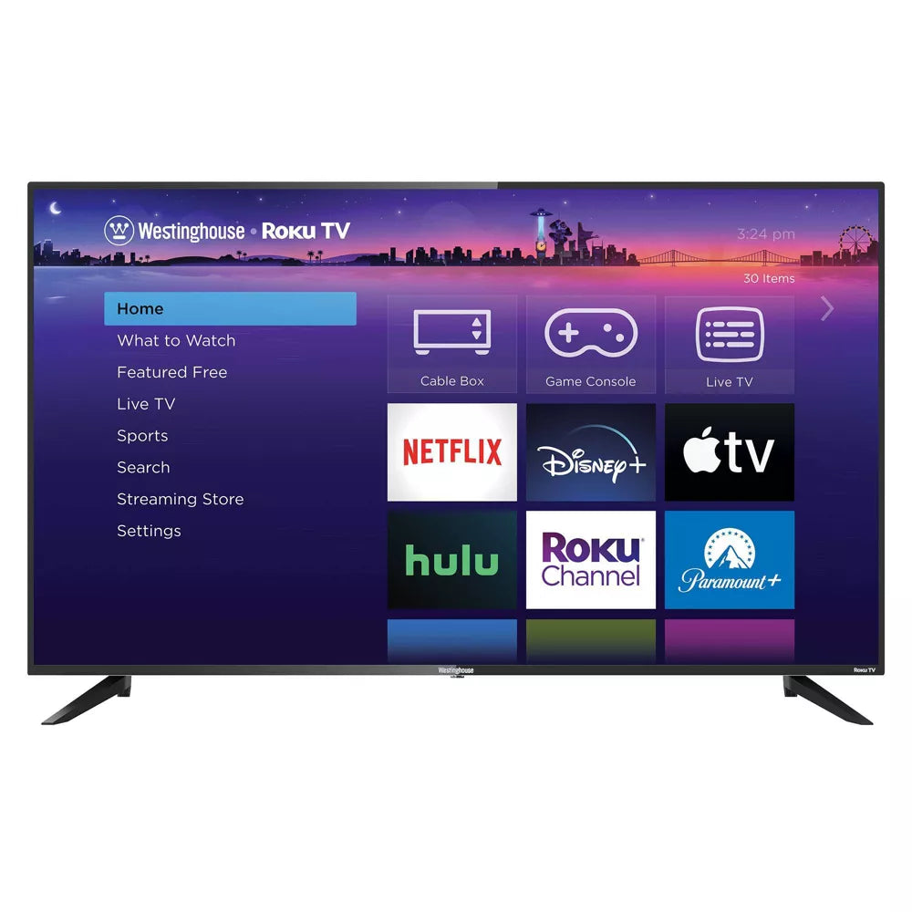 Westinghouse - 65" Class LED 4K UHD Smart Roku TV WR65UT4212-C