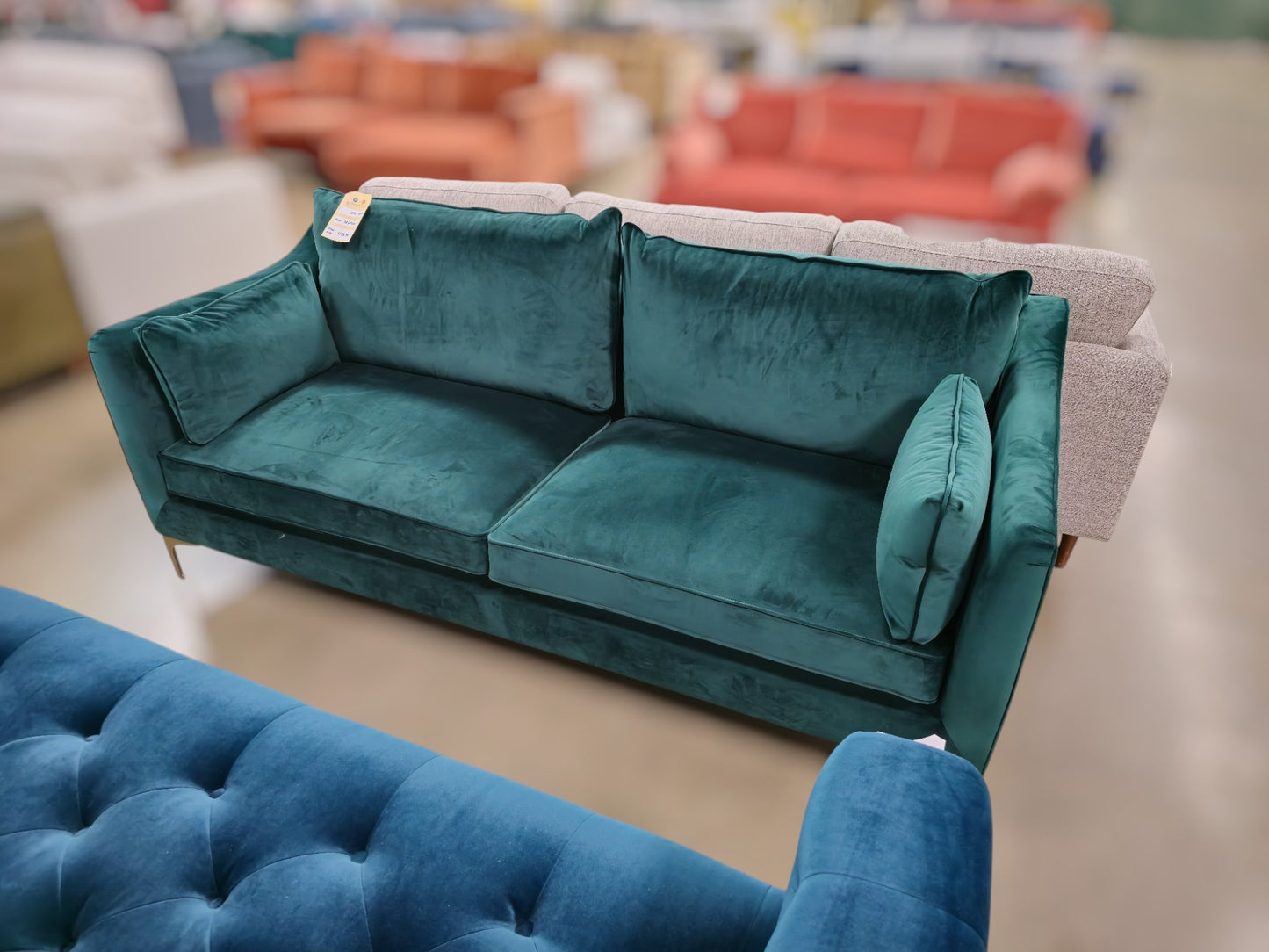 IDF240010 - Caitlin - Sofa  Fabric  Spruce