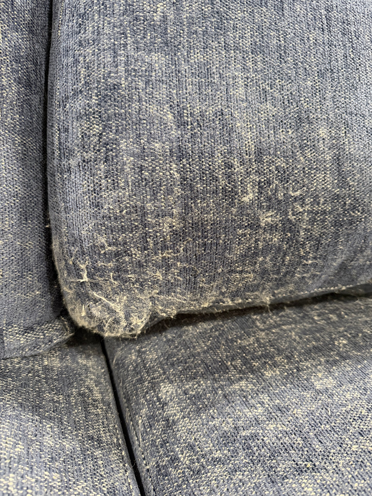BJF250244 3PC SECTIONAL WITH STORAGE OTTOMAN- NAVY