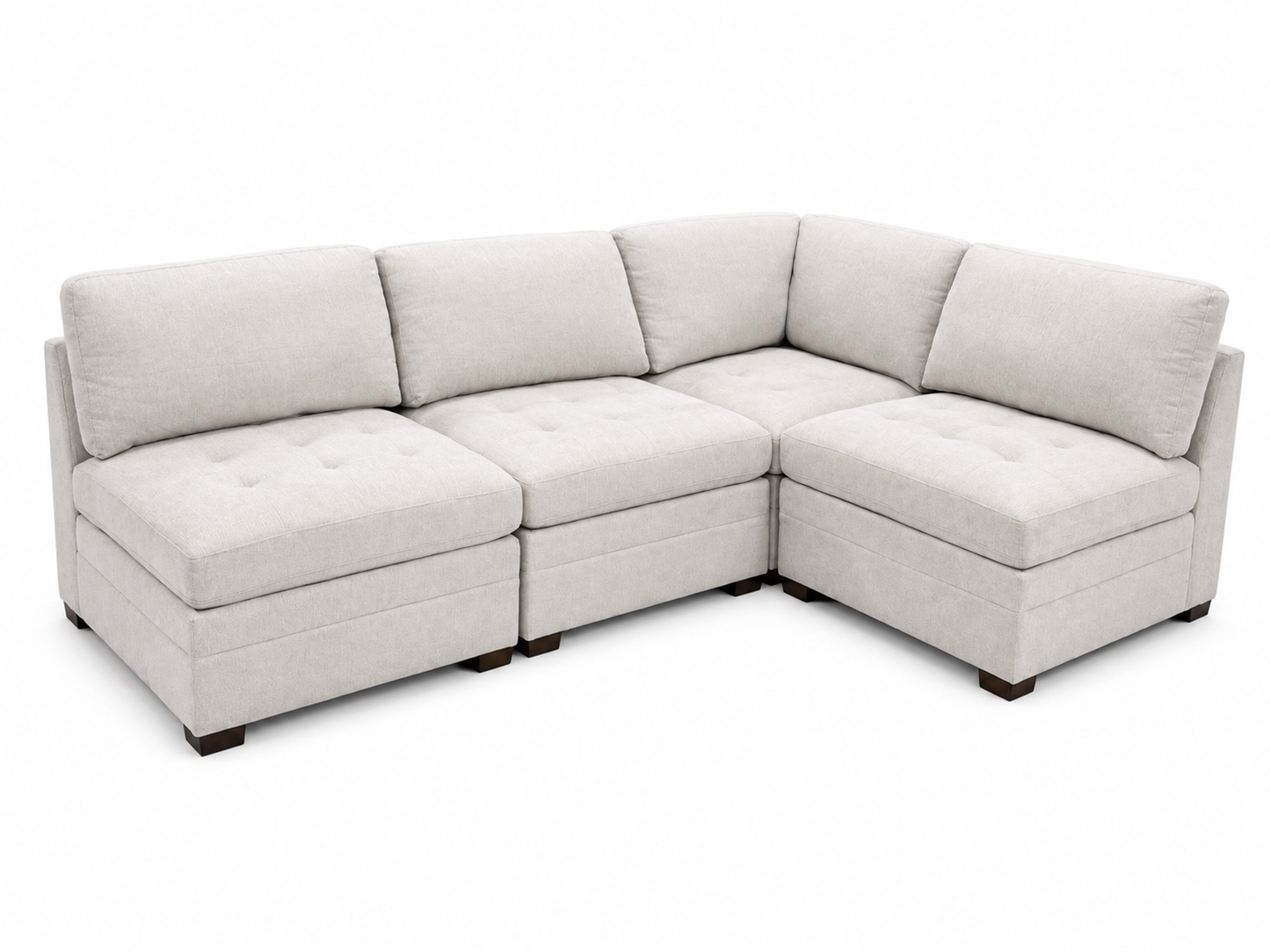 CS260027 Tisdale Modular Sectional 4-piece Beige