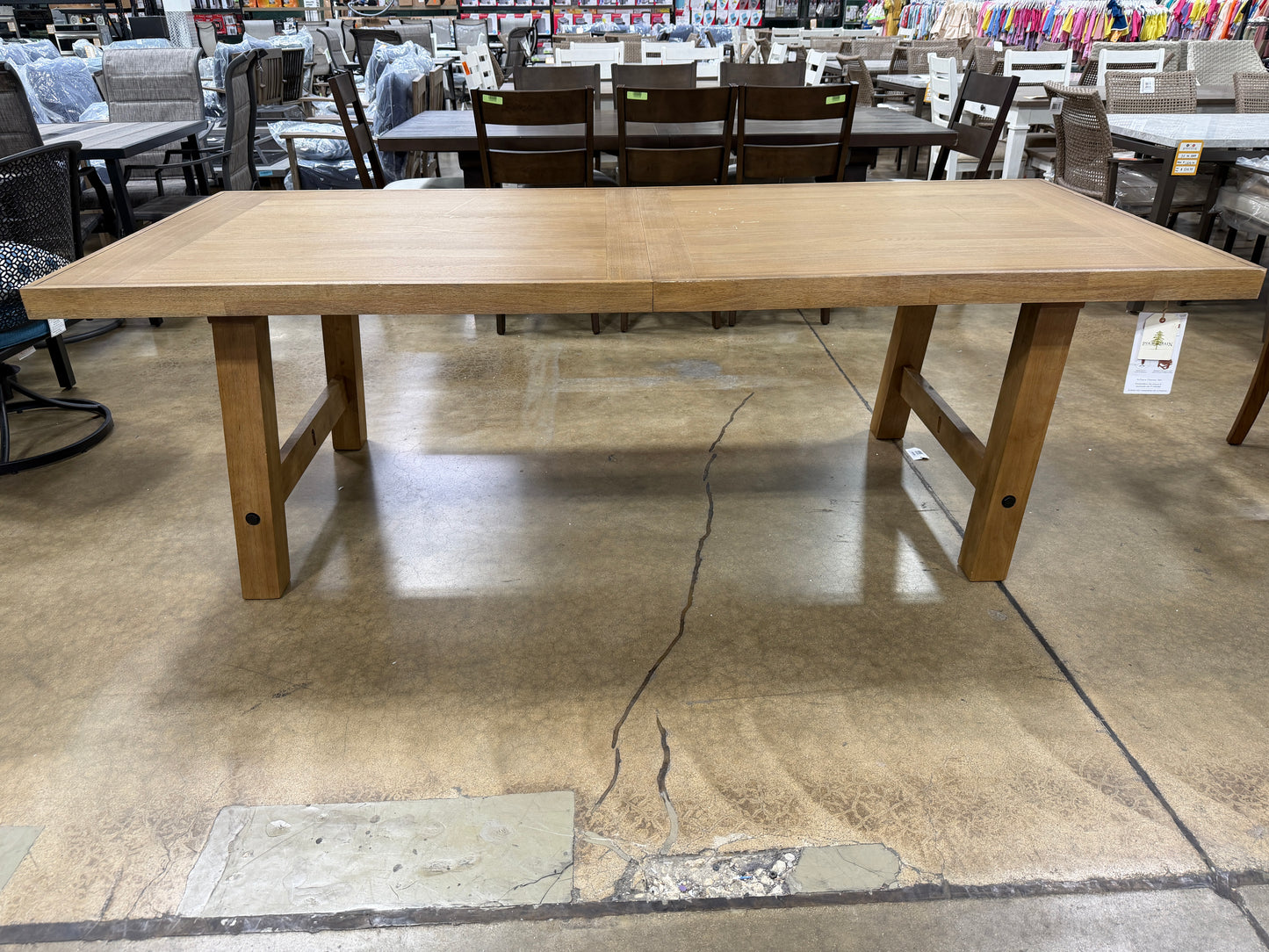 CS260044 Graham 9-piece Dining Table Set(Scratches, two left legs = uneven)