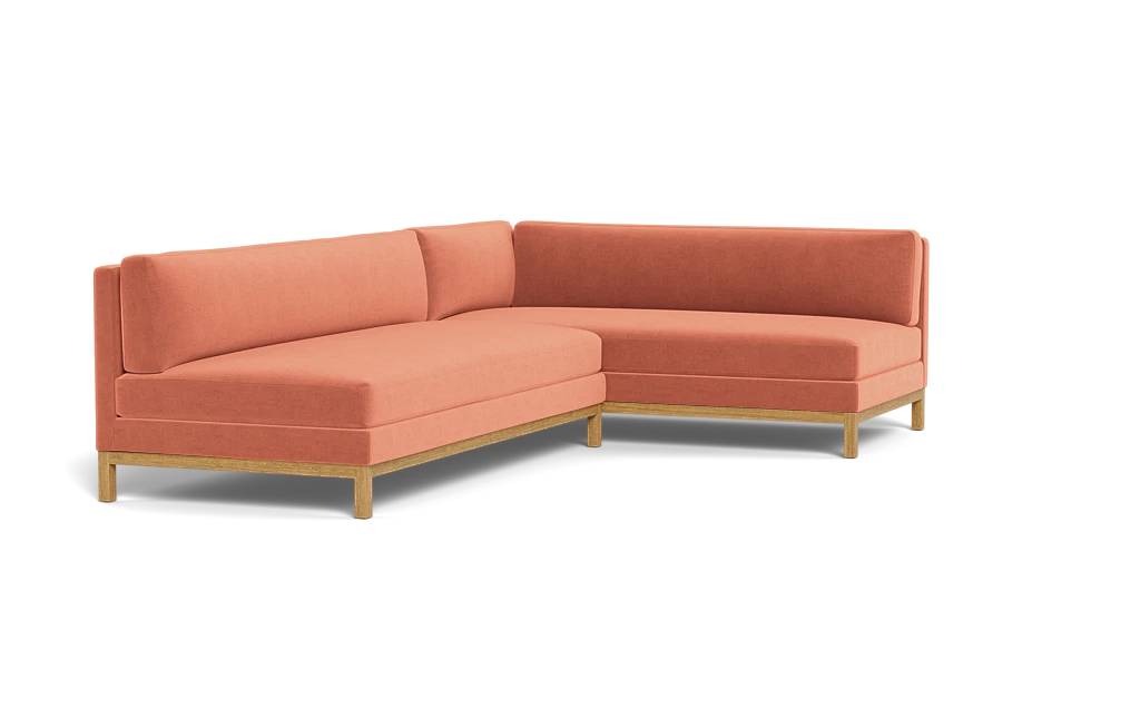 IDF240269 - Jasper - Jasper Chaise Sectional  - Coral