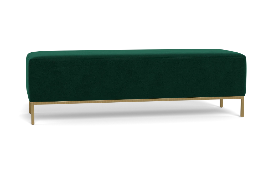 IDF240180 - Miller - Bench  Fabric  Spruce