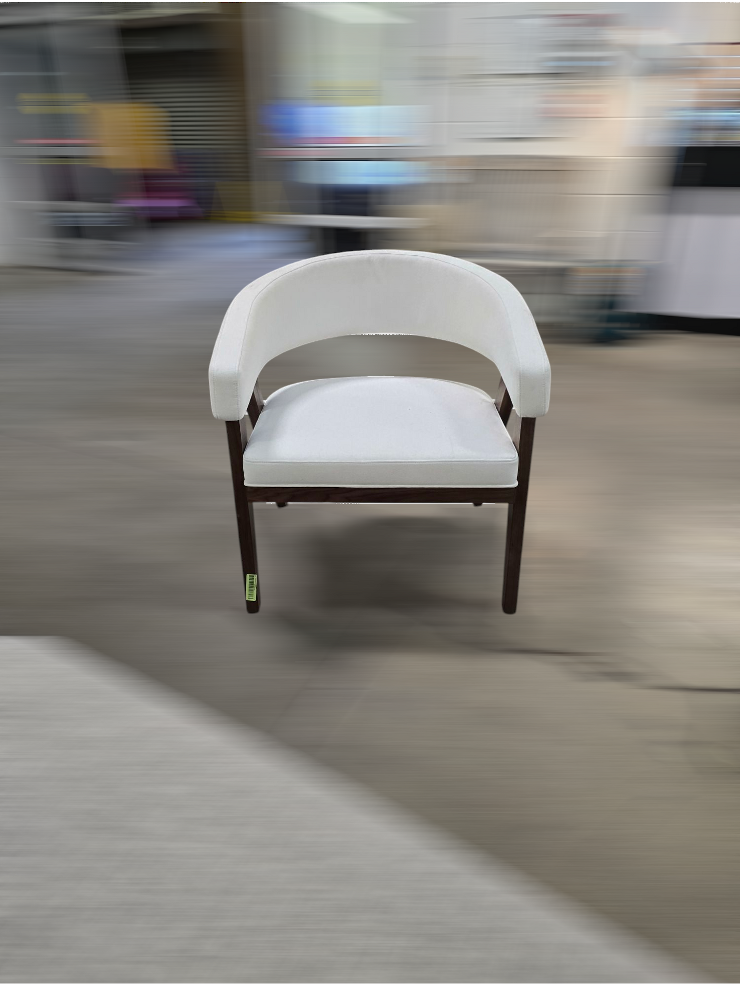 IDF240260 - Marin - Accent Chair  Fabric  White