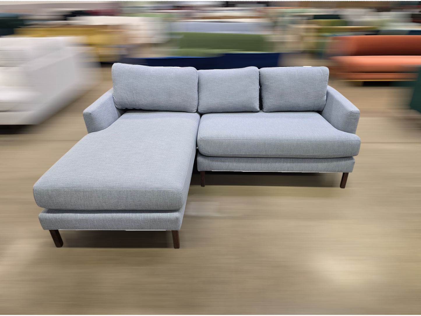 IDF240267 - Winslow - Sectional  Fabric  Light Blue