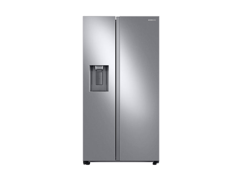 BLP00894 - Samsung - 27.4 cu. ft. Side-by-Side Refrigerator with Large Capacity - Stainless Steel - RS27T5200SRAA