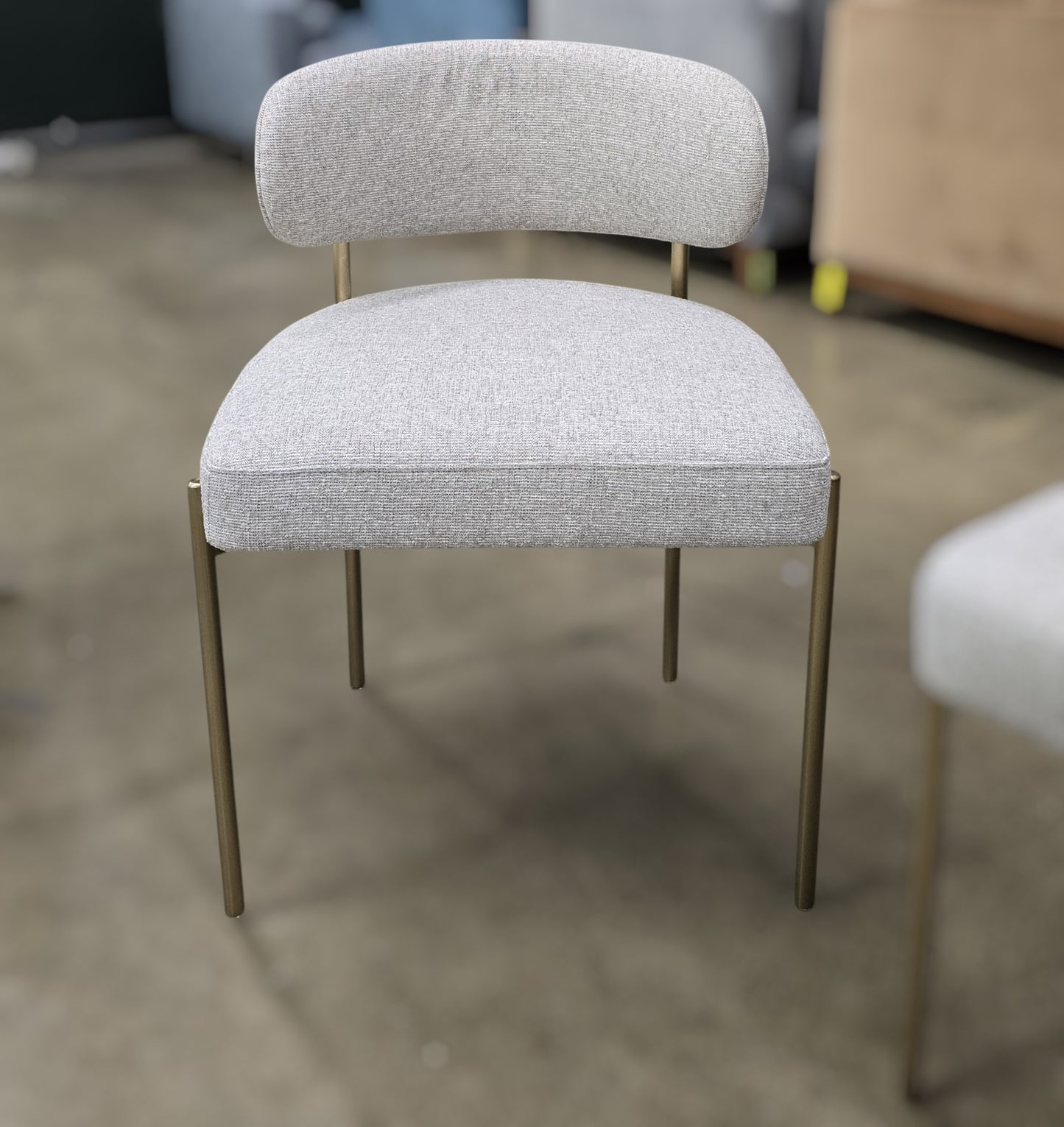 IDF240263 - Monroe - Dining Chair  Fabric  Pearl