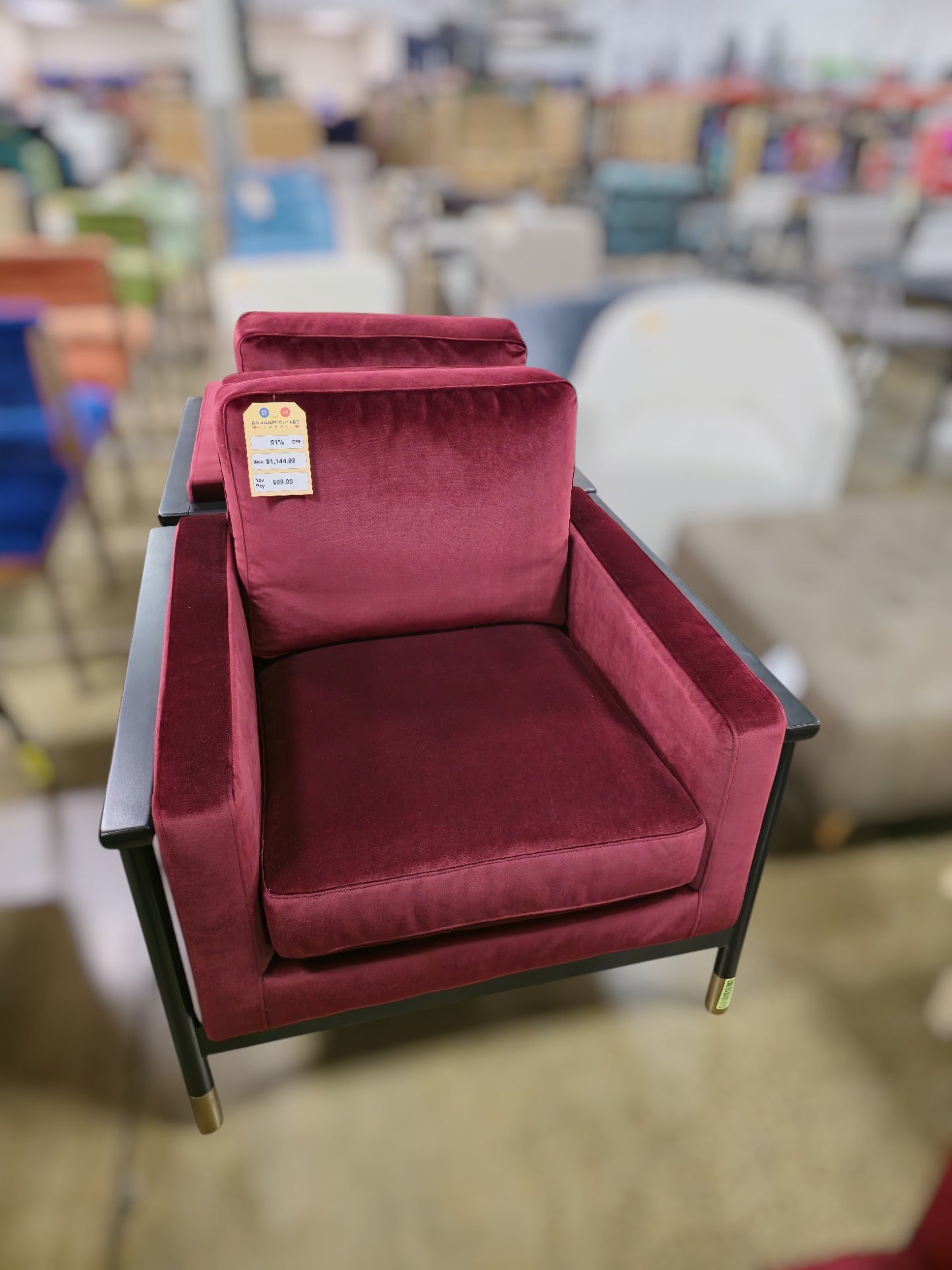 IDF240105 - Jason Wu - Accent Chair Fabric Bone