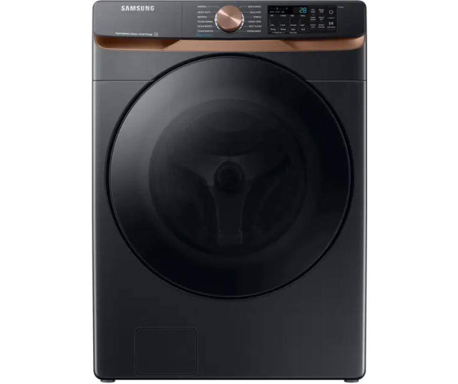 5.0 cu. ft. Extra Large Capacity Smart Front Load Washer with Super Speed Wash and Steam in Brushed Black - WF50BG8300AVUS (01J157AXB00653Z)
