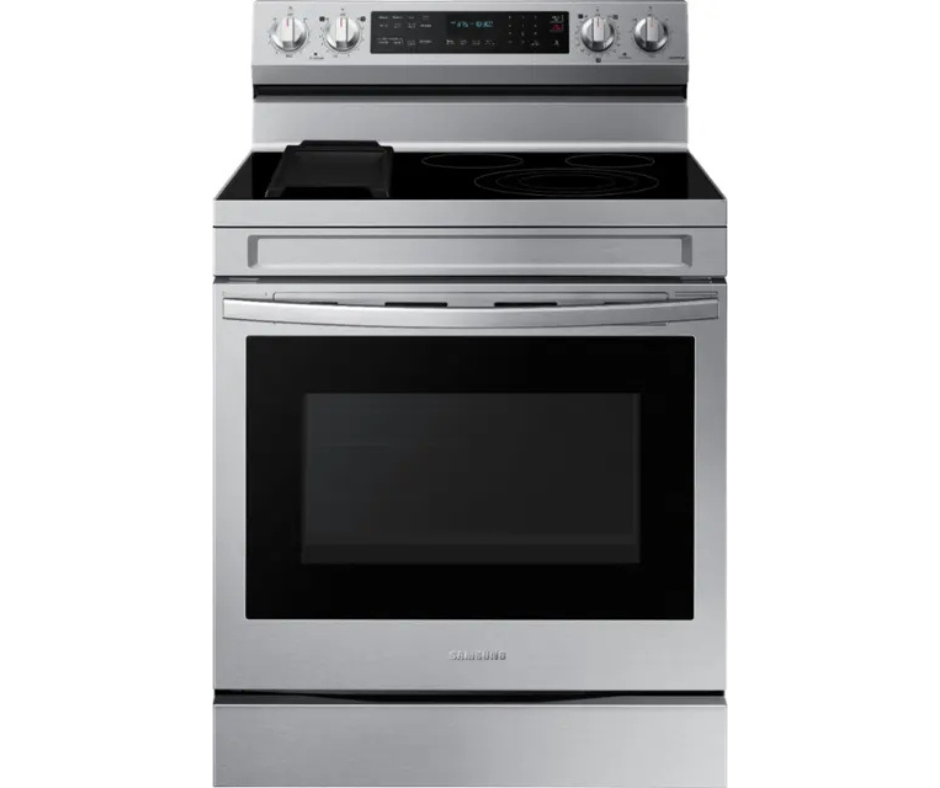 6.3 cu. ft. Smart Freestanding Electric Range with No-Preheat Air Fry & Convection in Stainless Steel - NE63A6511SS/AA (00057CAX802296)
