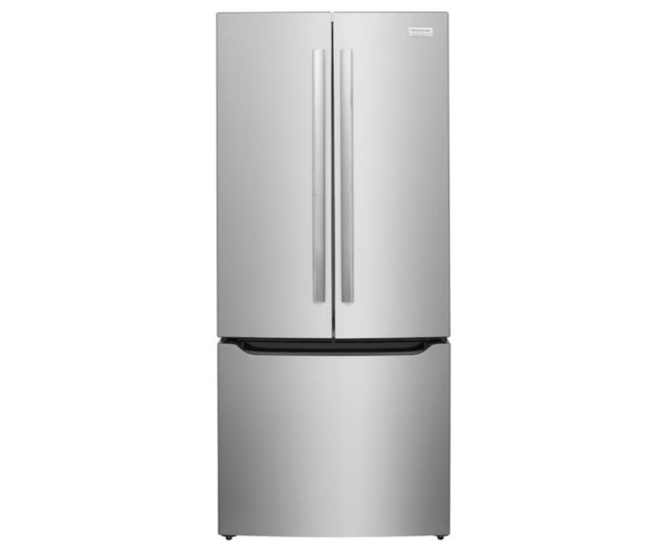 Frigidaire Gallery - 30 in. 20 cu. ft. Standard Depth French Door Refrigerator with Internal Water Dispenser - Stainless Steel - GRFN2023AF- SN 1K41381760