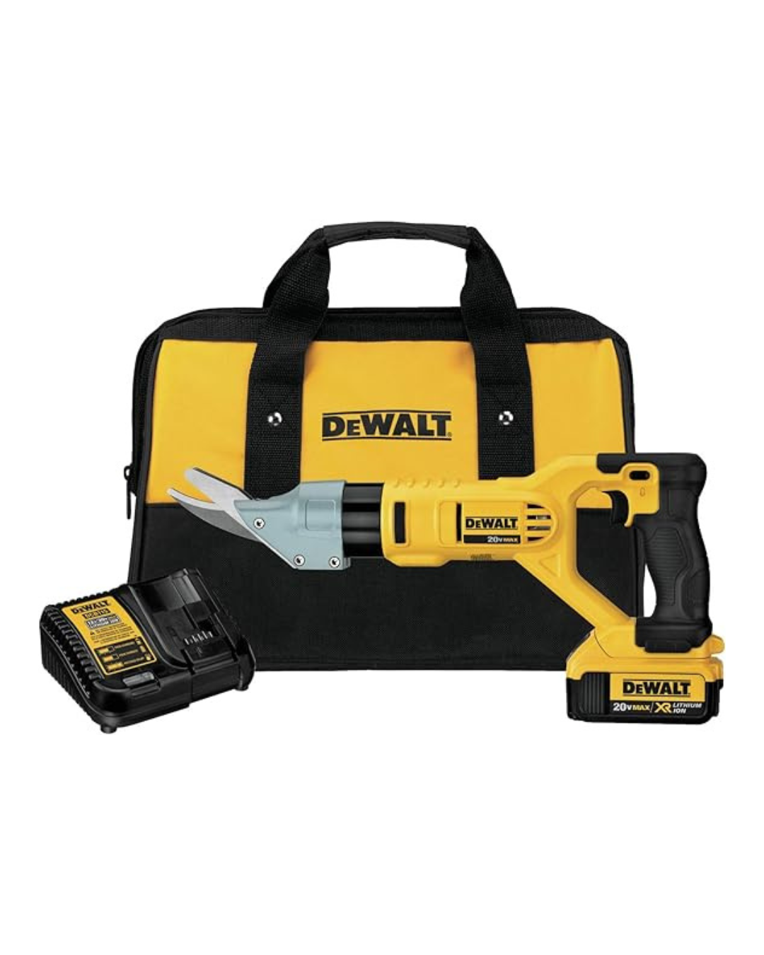 AC250205 DEWALT DCS498M1 20V MAX Cordless Fiber Cement Shears Kit