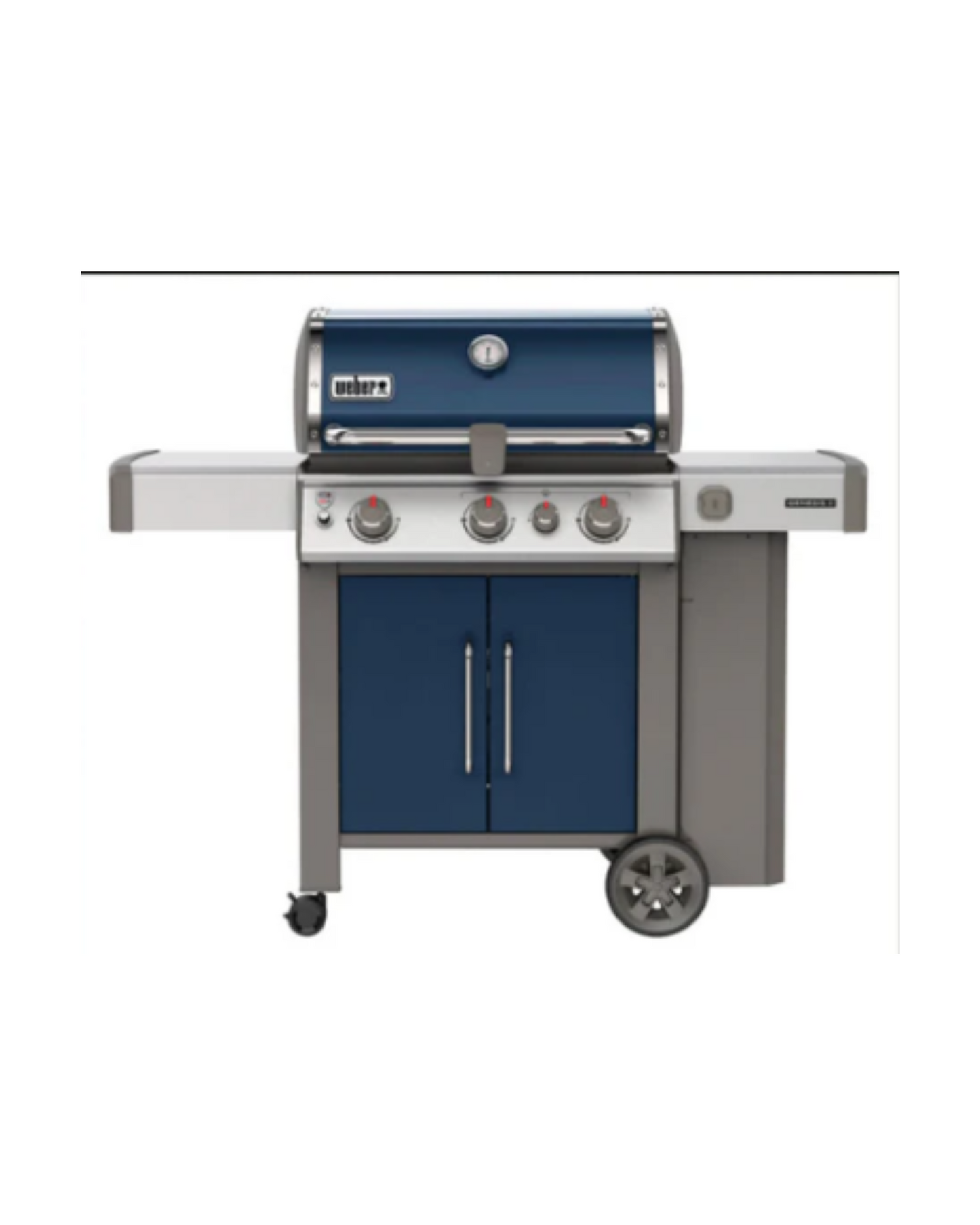 AC250299 Genesis Ii E-325 Liquid Propane Freestanding 3-burner Indigo Grill With Igrill 3 Compatibility