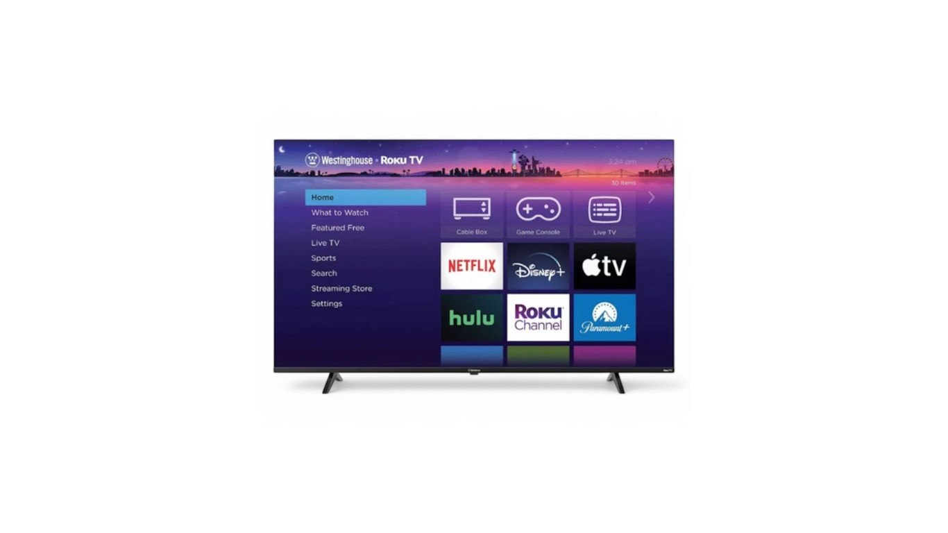 Westinghouse - 65" Class LED 4K UHD Smart Roku TV WR65UT4212-C