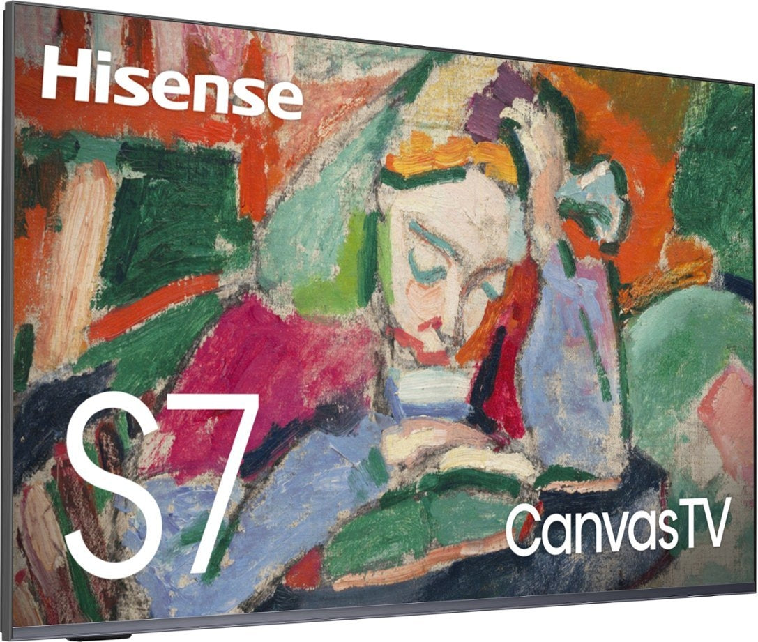 Hisense 65" Class QLED 4K S7N Canvas TV Dolby Vision HDR Google Smart TV 65S7N