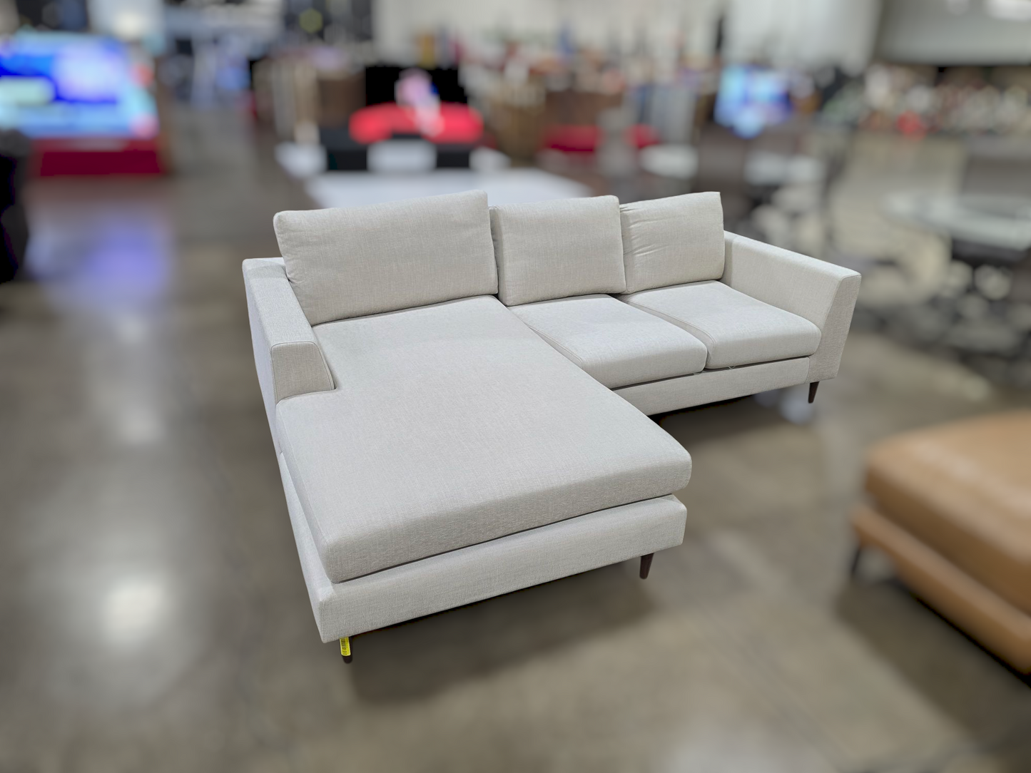 IDF240319 - Asher - Sectional Fabric Oat Milk