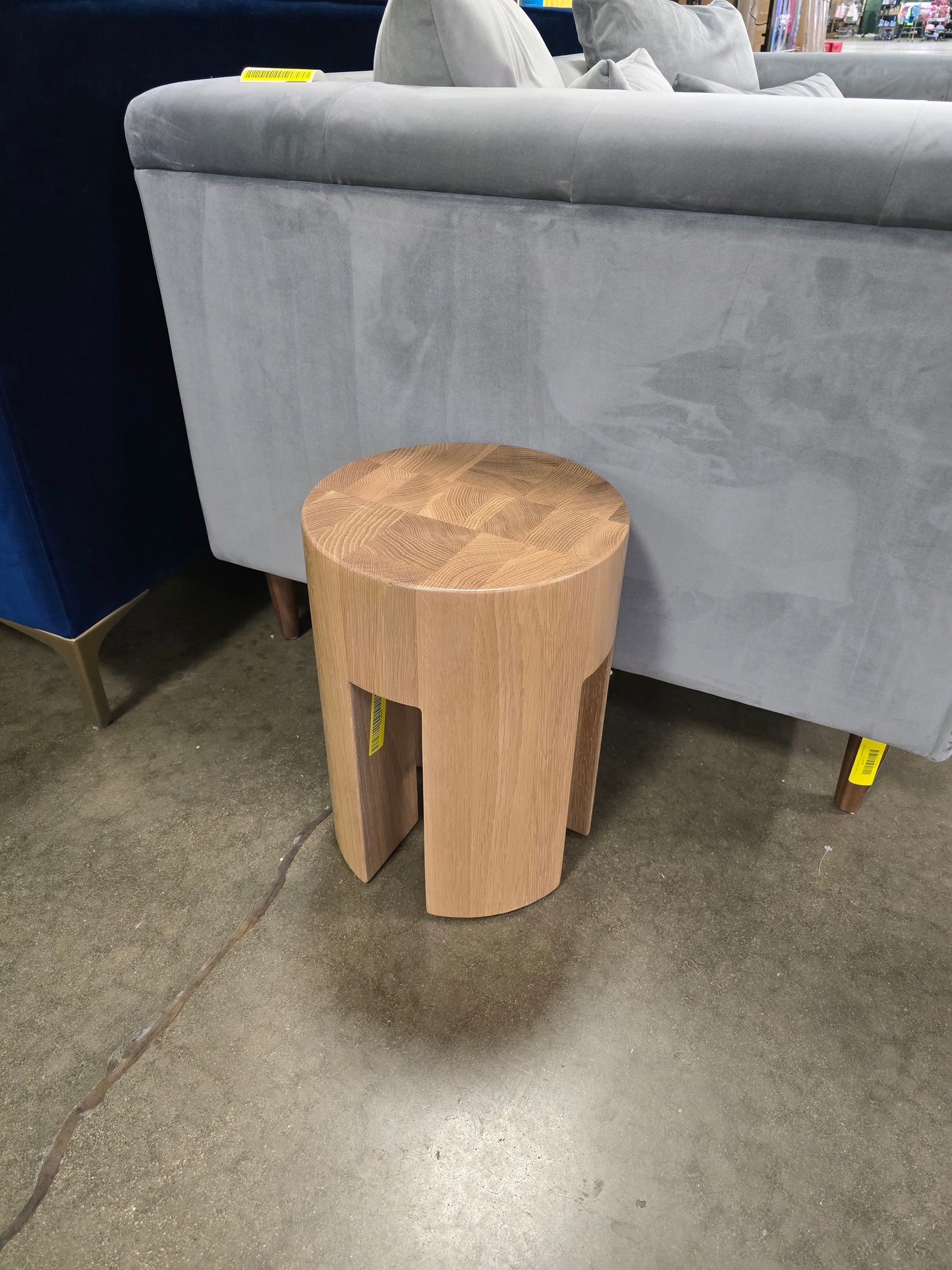 IDF240289 - Greer - Side Table  Fabric  Brown