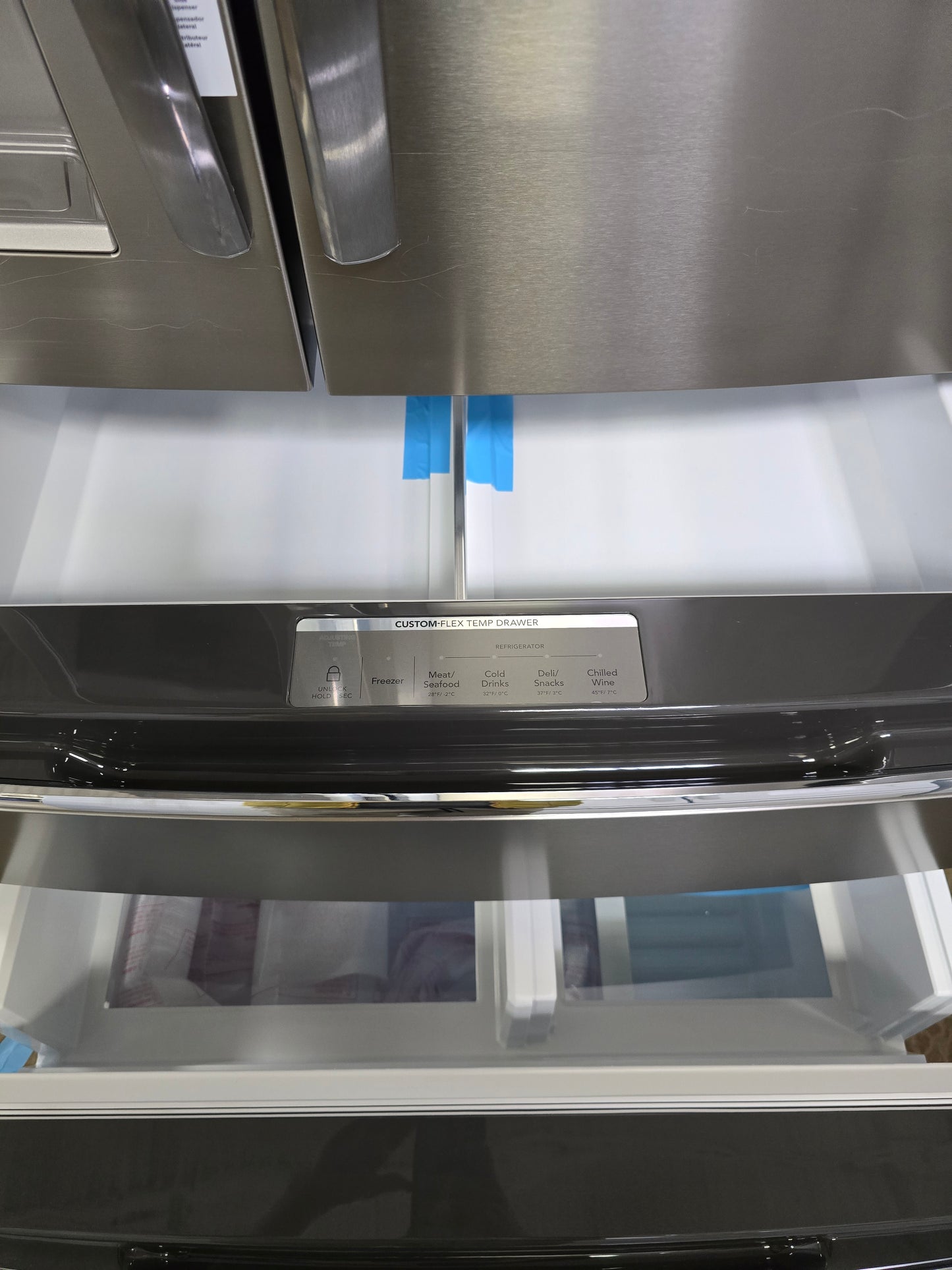 Frigidaire Gallery - 26.3 Cu. Ft. Standard-Depth 4-Door French Door Refrigerator - Stainless Steel - GRMS2773AF- SN 1K43084033