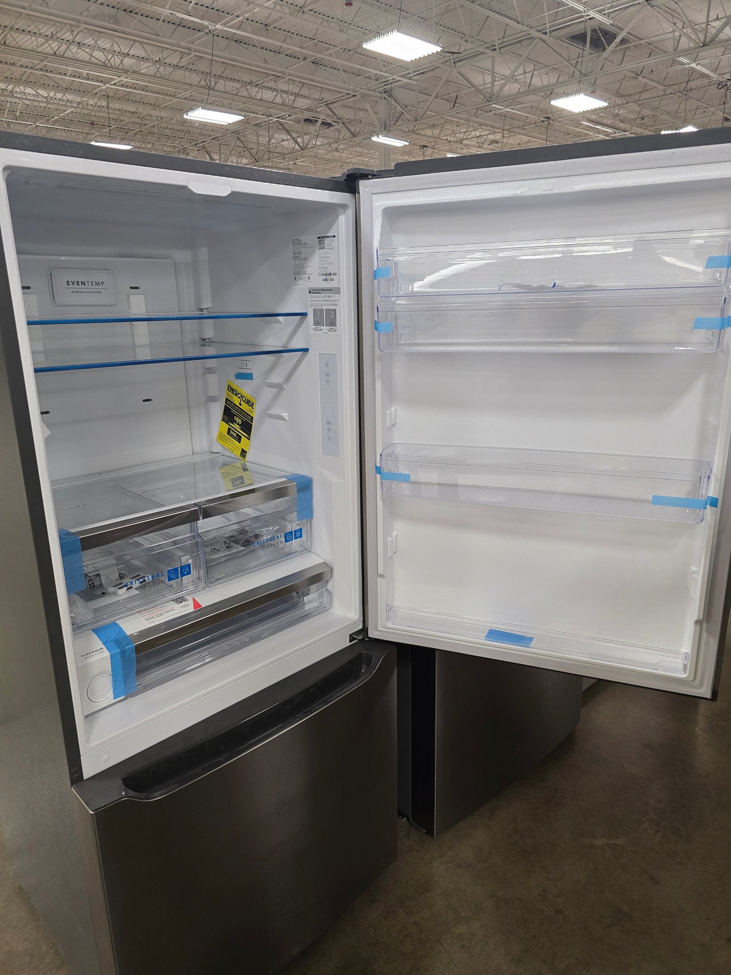 Frigidaire - Gallery 28.8 Cu. Ft. Standard-Depth French Door Refrigerator - Stainless Steel - GRBN2012AF- SN 1K42376773