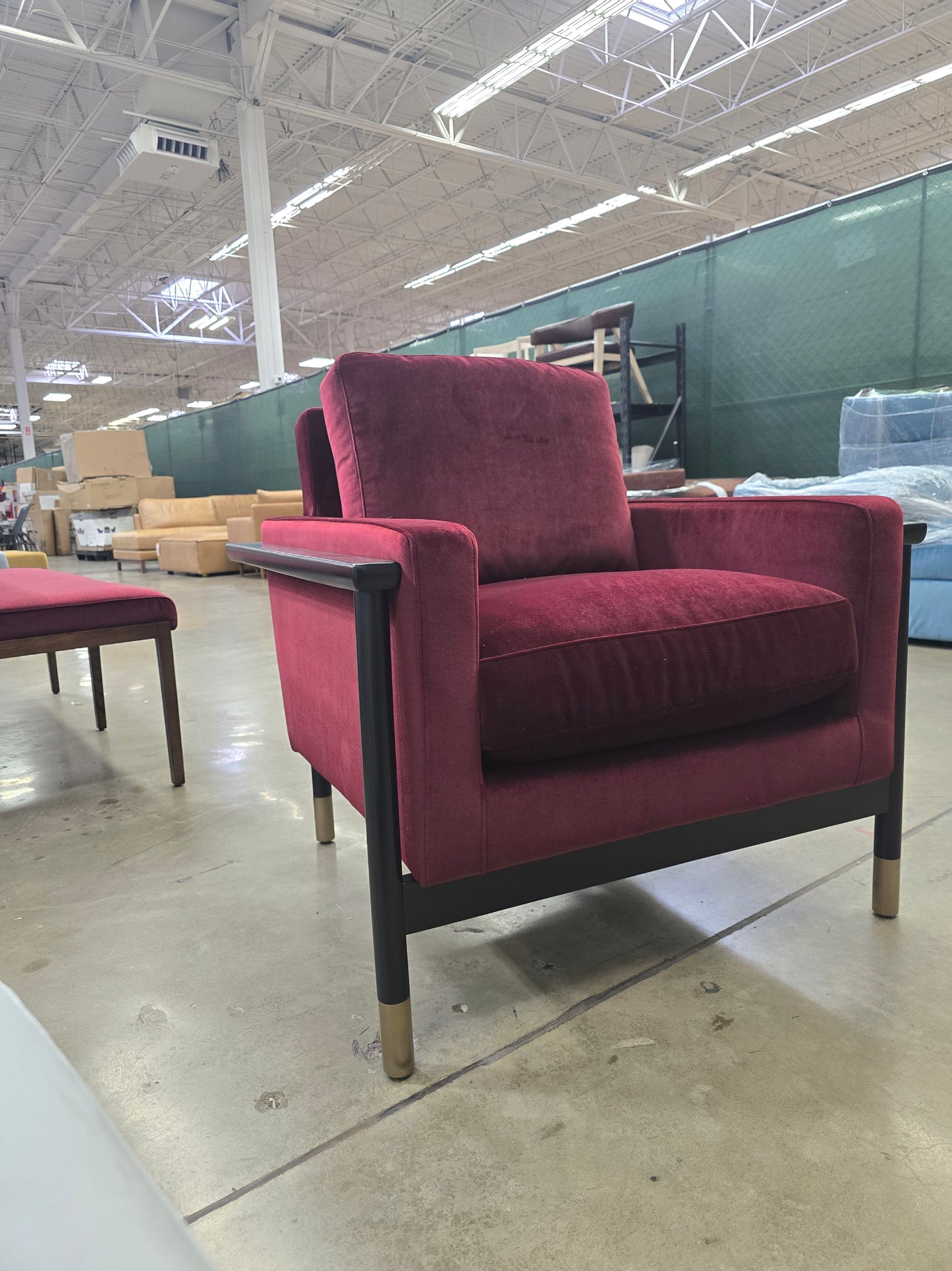 IDF240312 - Jason Wu - Accent Chair Fabric Wine SE-171
