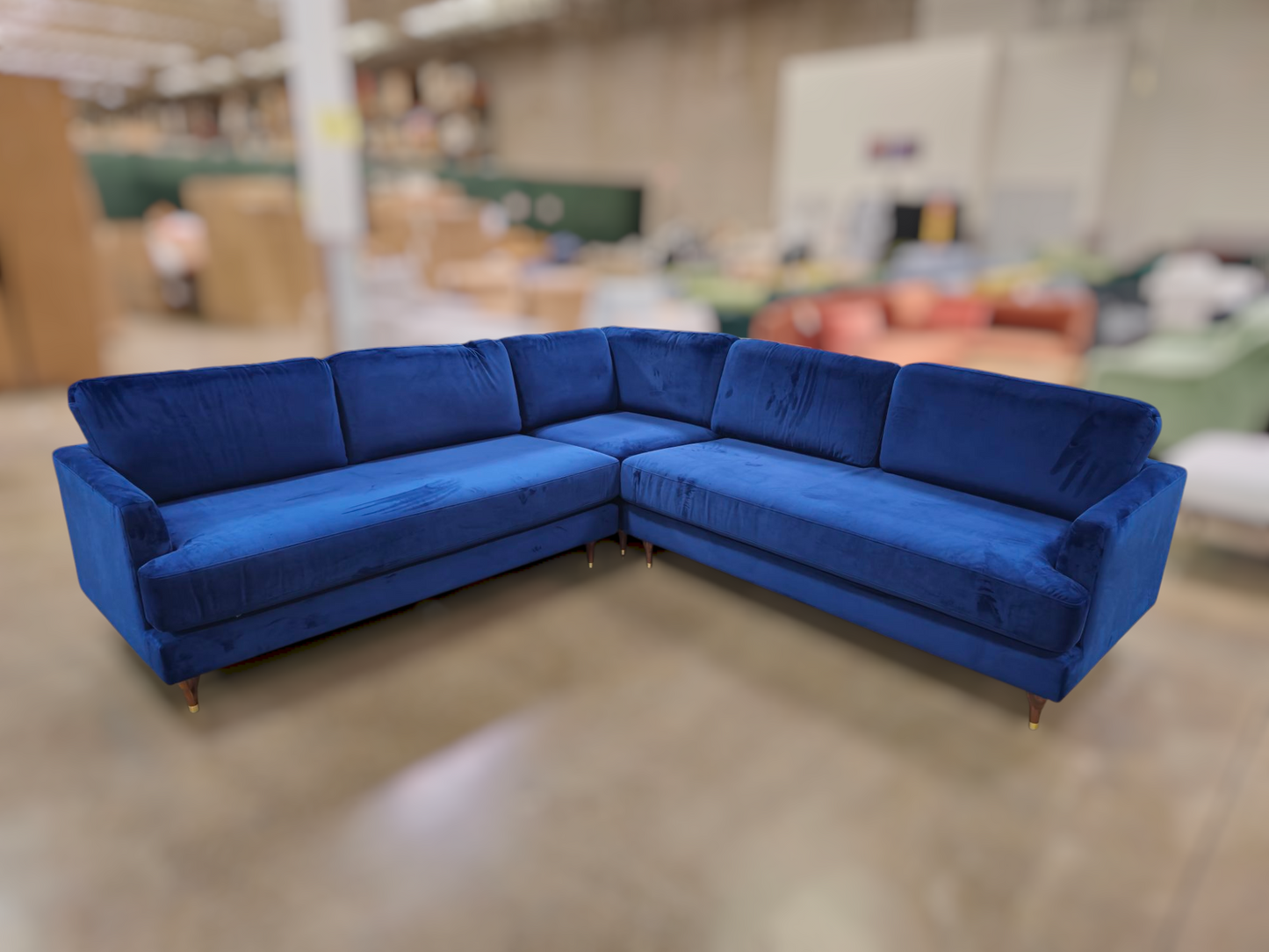 IDF240316 - Winslow - Sectional Fabric Blue
