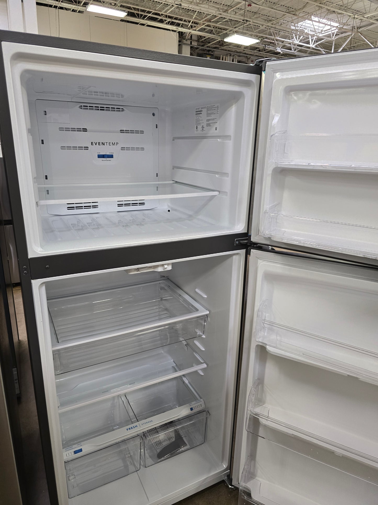 Frigidaire - 20.0 Cu. Ft. Top Freezer Refrigerator - Stainless Steel - FFTR2045VS- SN BA44215277