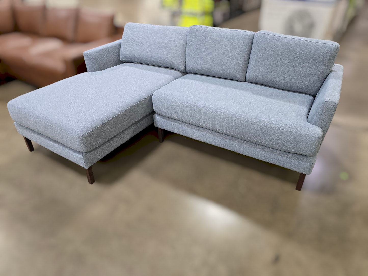 IDF240329 - Winslow - Sectional  Fabric  Light Blue