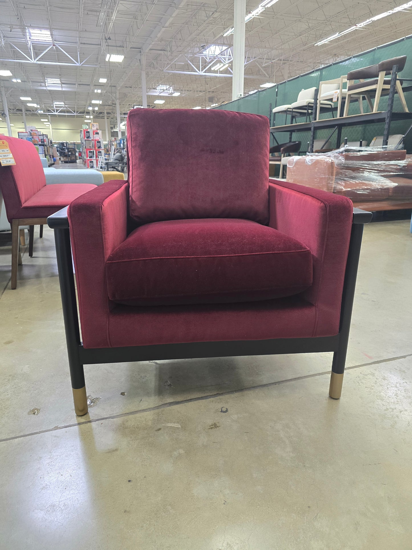 IDF240312 - Jason Wu - Accent Chair Fabric Wine SE-171