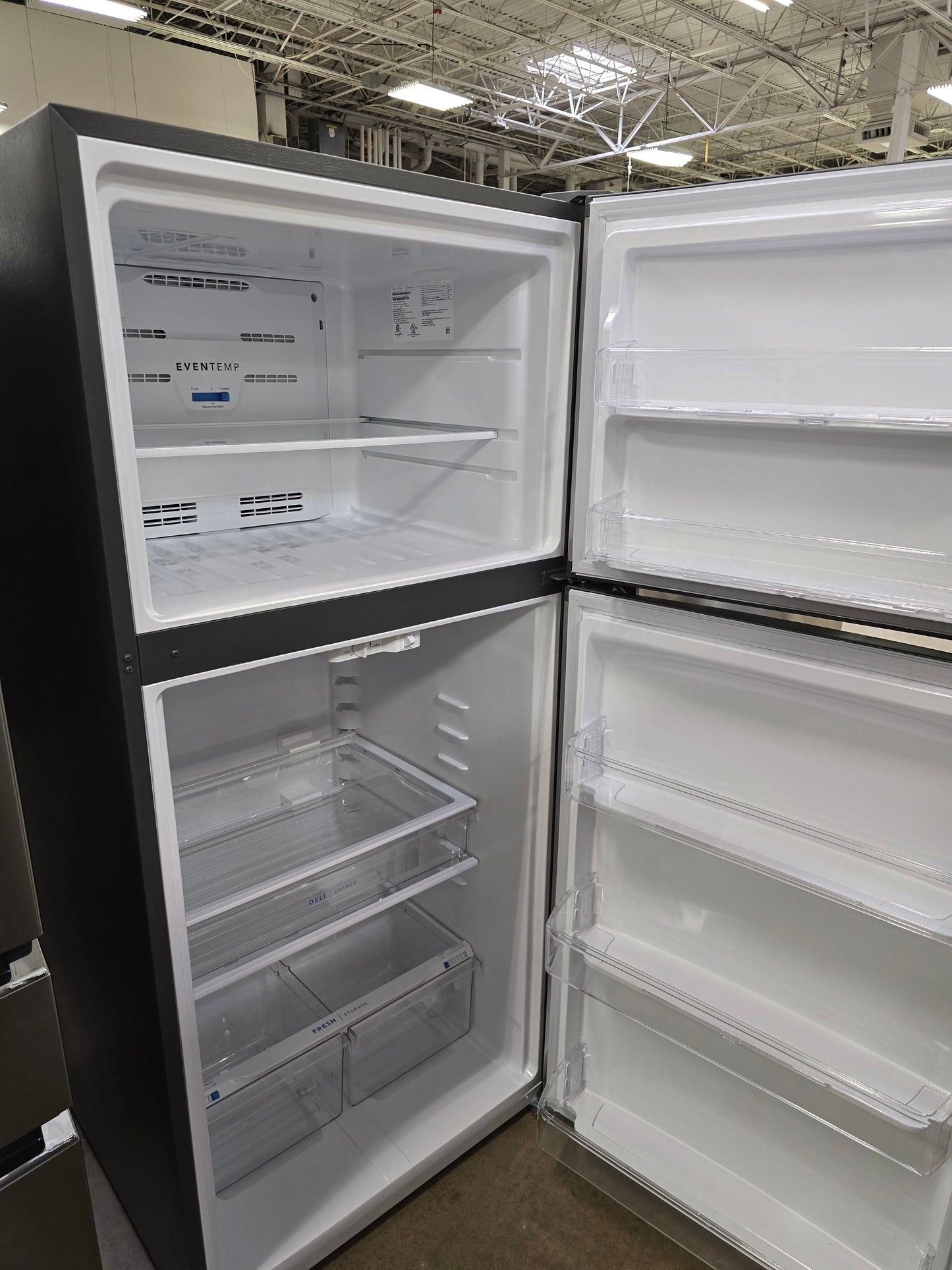 Frigidaire - 20.0 Cu. Ft. Top Freezer Refrigerator - Stainless Steel - FFTR2045VS- SN BA40207418