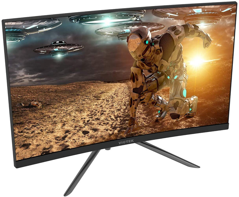 Viotek GN24CB 144hz 24" Curved Gaming Monitor | 1920x1080p | 99% sRGB | FreeSync | 1x DP, 2X HDMI, Audio Out | VESA 75x75mm GN24CB-R