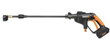 AC250017 WORX WG629 Hydroshot 20V PowerShare 2.0 Ah 320 PSI Cordless Portable Power Cleaner