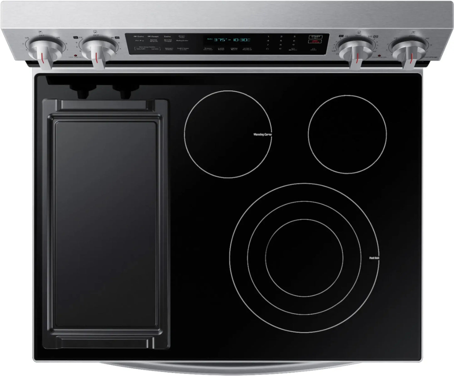 6.3 cu. ft. Smart Freestanding Electric Range with No-Preheat Air Fry & Convection in Stainless Steel - NE63A6511SS/AA (00057CAX802296)