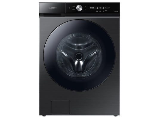 Samsung - Bespoke 5.3 cu. ft. Ultra Capacity Front Load Washer with Super Speed Wash and AI Smart Dial - Brushed Black - WF53BB8700AVUS (01HR57AX800530X)