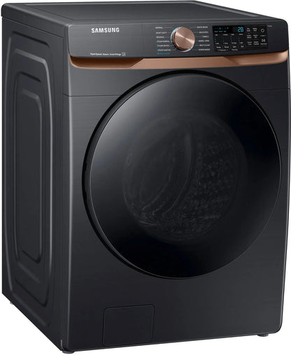 5.0 cu. ft. Extra Large Capacity Smart Front Load Washer with Super Speed Wash and Steam in Brushed Black - WF50BG8300AVUS (01J157AXB00653Z)