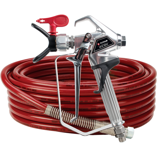 AC250023 Titan RX-80 3600 psi Metal Airless Sprayer Gun, Hose and Tip Kit