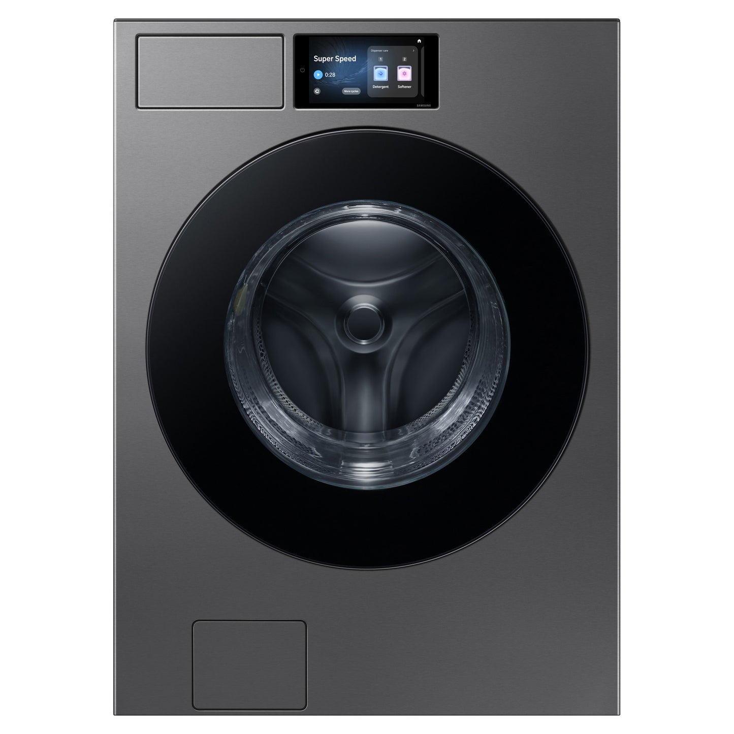 BLP00812 - Samsung 6.1 Cu.Ft. F90 Series Bespoke AI Front Load Washer with AI Fabric Sensing WF90F53ADSA5
