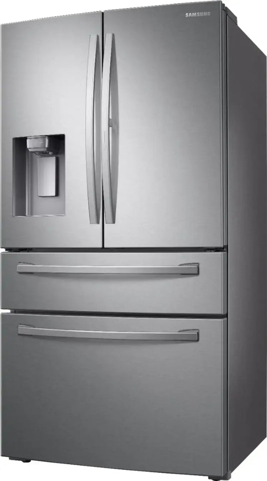 Samsung - 28 cu. ft. 4-Door French Door Refrigerator with FlexZone™ Drawer - Fingerprint Resistant Stainless Steel - RF28R7201SR/AA (0B2C43BX709781R)