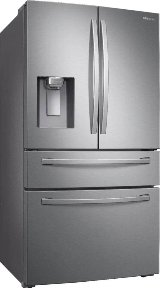 Samsung - 28 cu. ft. 4-Door French Door Refrigerator with FlexZone™ Drawer - Fingerprint Resistant Stainless Steel - RF28R7201SR/AA (0B2C43BX711038L)