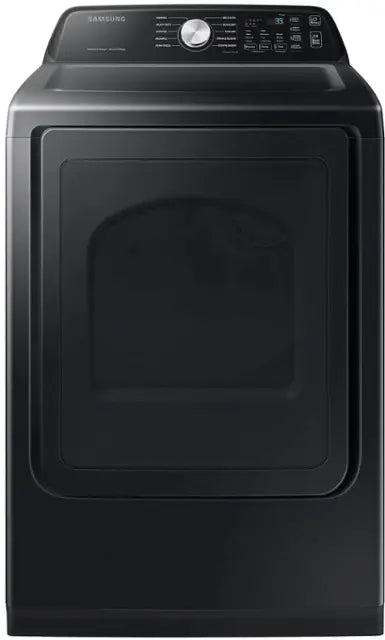 Samsung - 7.4 cu. ft. Smart Electric Dryer with Sensor Dry in Brushed Black - DVE47CG3500VA3 (0BV35BCX901163N)