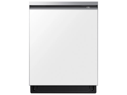 Samsung - Smart 42dBA Dishwasher with StormWash+ and Smart Dry - White Glass - DW80BB707012AA (0KD2GDAX600326D)